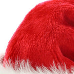 Cappelli natalizi in peluche di velluto denso Cappellino natalizio per le vacanze di Natale per Babbo Natale, Dense Velvet Plush Hat