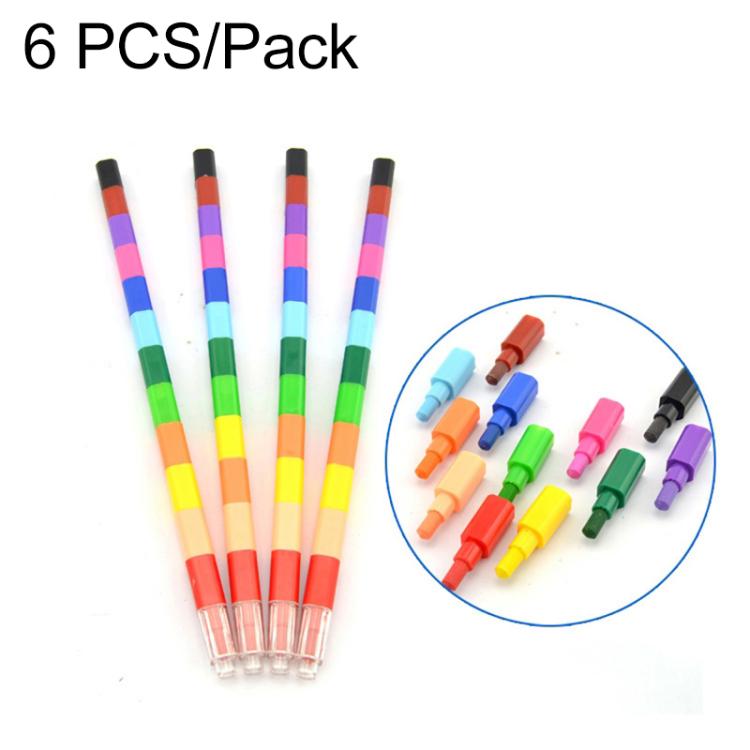 Set 18 pezzi pastelli e pennelli per bambini 12 colori