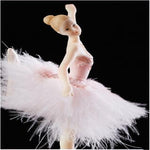 Elegante e raffinato carillon da giostra per ballerine, carillon con piume Barbie