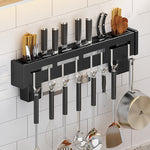 Porta bacchette da cucina in acciaio inox 30-60 cm