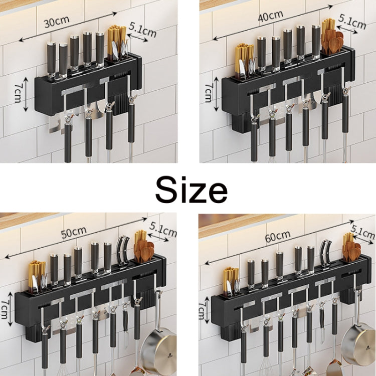 Porta bacchette da cucina in acciaio inox 30-60 cm