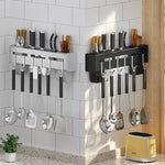 Porta bacchette da cucina in acciaio inox 30-60 cm