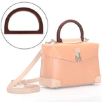 6 accessori per borsa con manico in legno a forma di D., D-shaped Wooden Handle