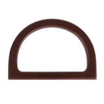 6 accessori per borsa con manico in legno a forma di D., D-shaped Wooden Handle