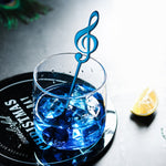 2 cucchiai creativi per note musicali, cucchiaini per mescolare il caffè, cucchiaini da regalo in acciaio inossidabile, titanio, musica da bar