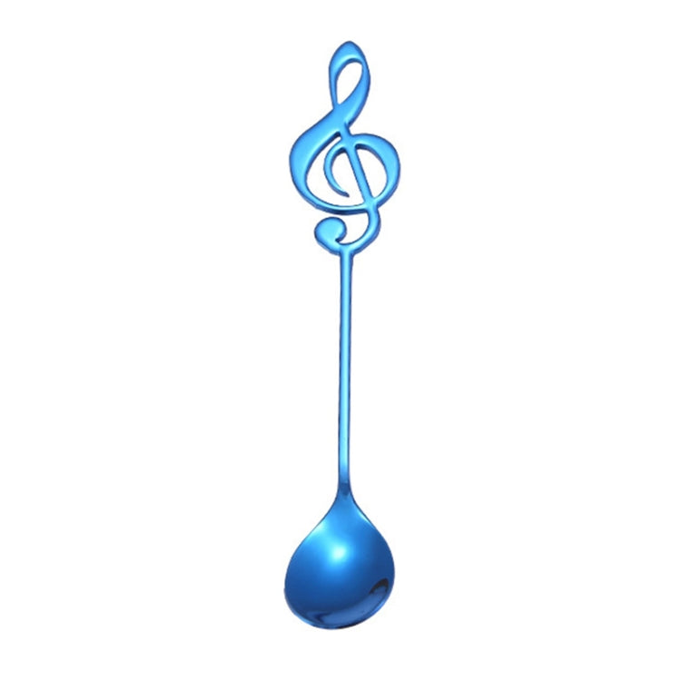 2 cucchiai creativi per note musicali, cucchiaini per mescolare il caffè, cucchiaini da regalo in acciaio inossidabile, titanio, musica da bar