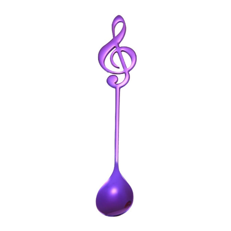 2 cucchiai creativi per note musicali, cucchiaini per mescolare il caffè, cucchiaini da regalo in acciaio inossidabile, titanio, musica da bar