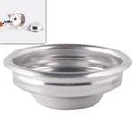 Macchina da caffè semiautomatica Ciotola per polvere in acciaio inossidabile Filtro per testata Filtro con impugnatura senza fondo, Single Cup 58mm Universal, Double Cup 58mm Universal