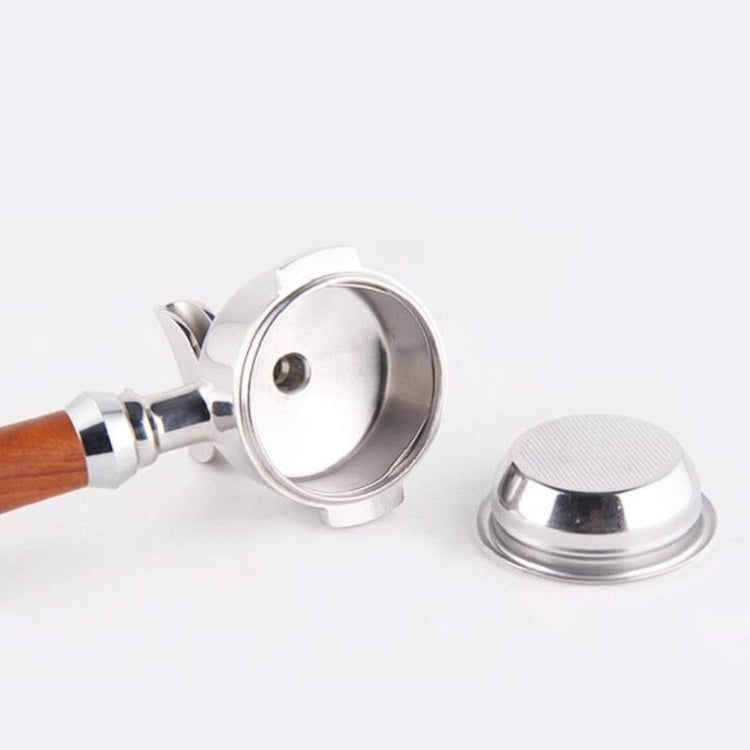 Macchina da caffè semiautomatica Ciotola per polvere in acciaio inossidabile Filtro per testata Filtro con impugnatura senza fondo, Single Cup 58mm Universal, Double Cup 58mm Universal