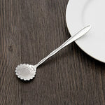 Cucchiaio per mescolare il caffè con cucchiaio creativo per fiori in acciaio inossidabile da 3 pezzi, Cherry Blossom Spoon, Rose Flower Spoon, Sun Flower Spoon, Sunflower Spoon, Pansy Flower Spoon, Bellflower Spoon, Plum Flower Spoon, Cosmos Flower Spoon