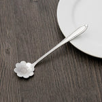 Cucchiaio per mescolare il caffè con cucchiaio creativo per fiori in acciaio inossidabile da 3 pezzi, Cherry Blossom Spoon, Rose Flower Spoon, Sun Flower Spoon, Sunflower Spoon, Pansy Flower Spoon, Bellflower Spoon, Plum Flower Spoon, Cosmos Flower Spoon
