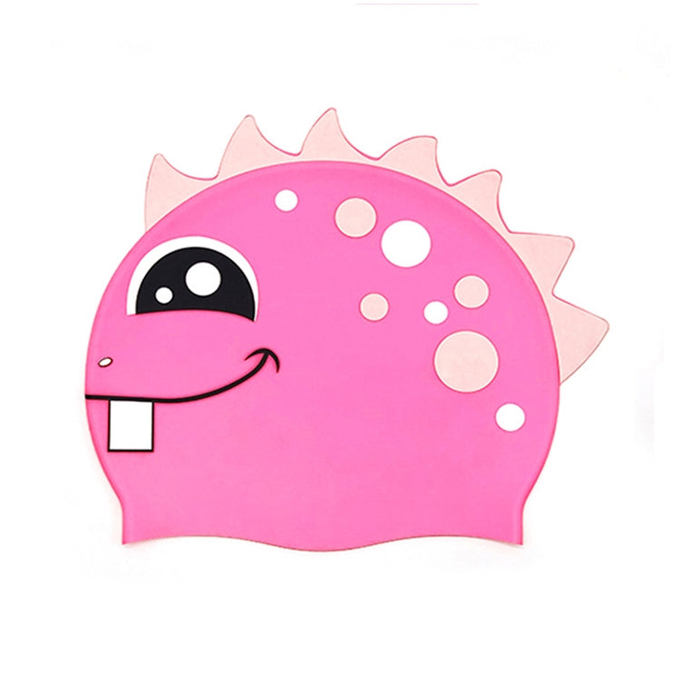 Cuffia da nuoto in silicone confortevole per dinosauro cartone animato per bambini, Children Swimming Cap(Blue1), Children Swimming Cap(Blue2), Children Swimming Cap(Green1), Children Swimming Cap(Green2), Children Swimming Cap(Pink)