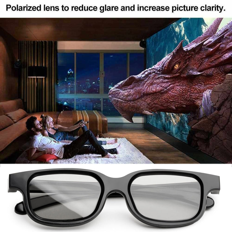 Occhiali polarizzati 3D per film stereo senza flash