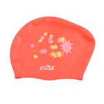 Cuffia da nuoto in silicone stampata Cuffia da nuoto impermeabile per capelli lunghi, Long Hair Printed Swimming Cap(Pink), Long Hair Swimming Cap, Long Hair Printed Swimming Cap(Purple), Long Hair Printed Swimming Cap(Gray)                            ...