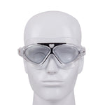 JIEJIA J8170 Occhiali da nuoto per adulti con montatura grande, impermeabili e antiappannamento, J8170(Black Transparent), J8170(Blue Transparent), J8170(Pink Transparent), J8170(Pearl Blue)