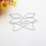 3D Bow Scrapbook Busta Stampo in carta Stampo per coltelli da taglio per goffratura in metallo, 3D Bow Scrapbook Shape