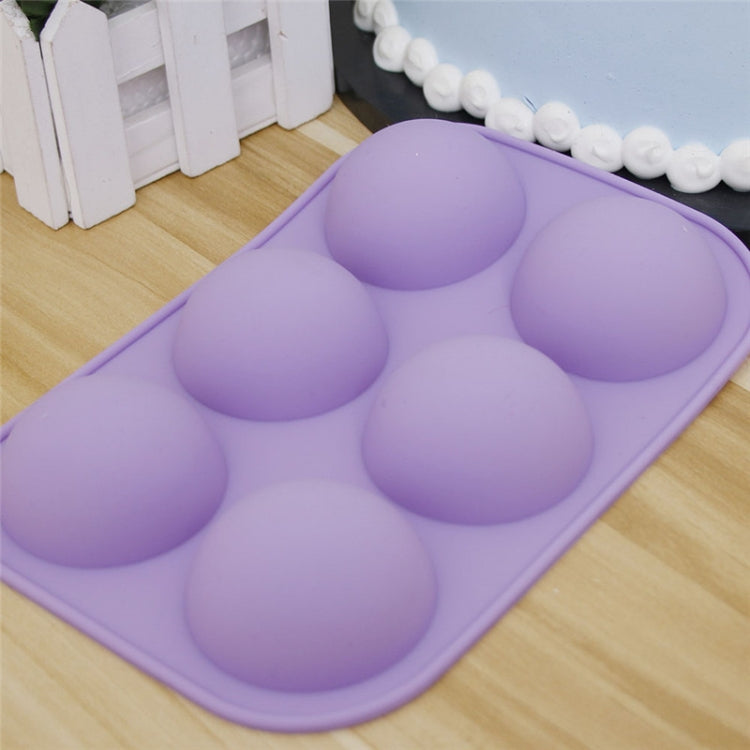 2 pezzi 6 stampi per torta in silicone semicircolare anche piccoli, stampo in gesso per candele profumate alla gelatina, Small Semi-Circular