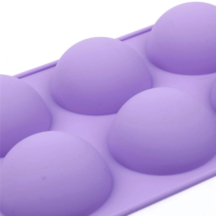 2 pezzi 6 stampi per torta in silicone semicircolare anche piccoli, stampo in gesso per candele profumate alla gelatina, Small Semi-Circular
