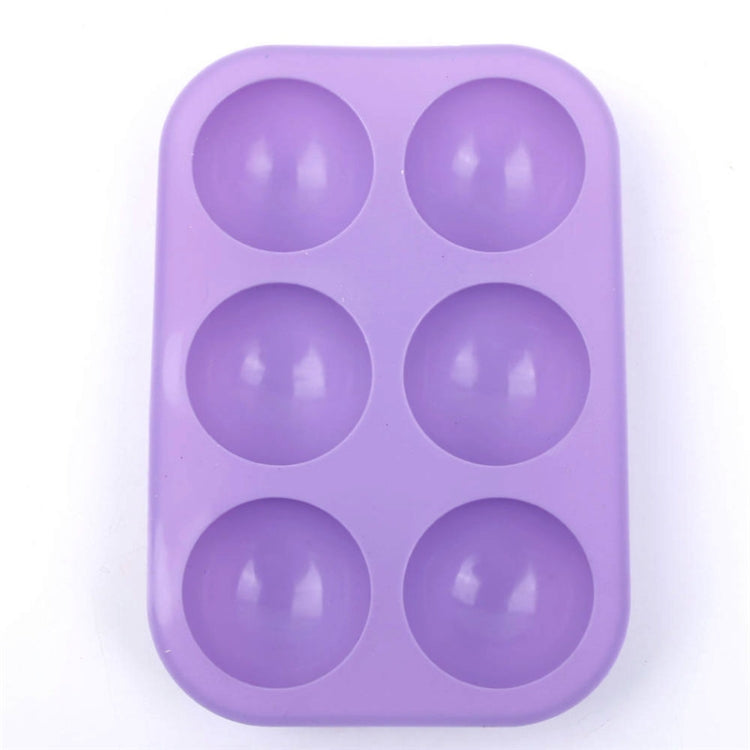 2 pezzi 6 stampi per torta in silicone semicircolare anche piccoli, stampo in gesso per candele profumate alla gelatina, Small Semi-Circular