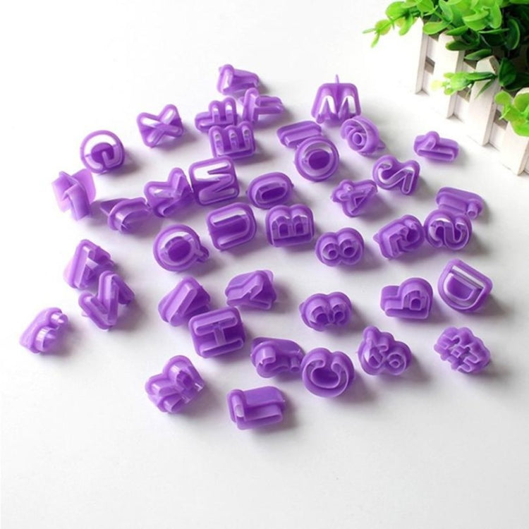 2 stampi alfanumerici in plastica per biscotti, simbolo di fondente, stampi per stampa decorativa, Alphanumeric Shape