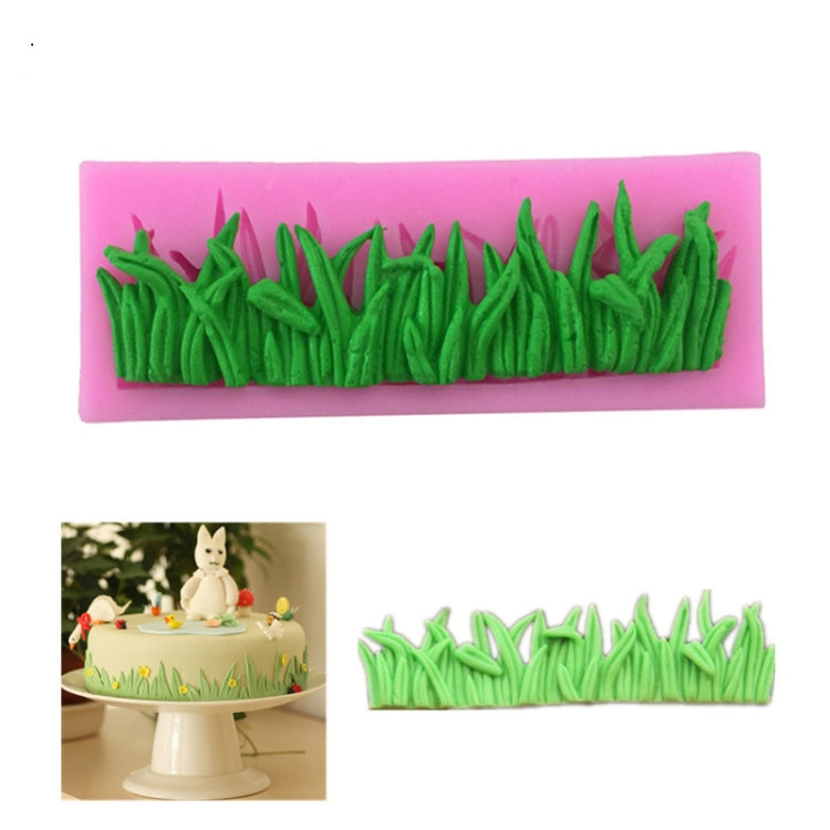 Stampo in silicone liquido per decorazione erba 2 pezzi Stampo per torta fondente, Grass Shape