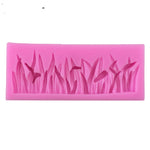 Stampo in silicone liquido per decorazione erba 2 pezzi Stampo per torta fondente, Grass Shape