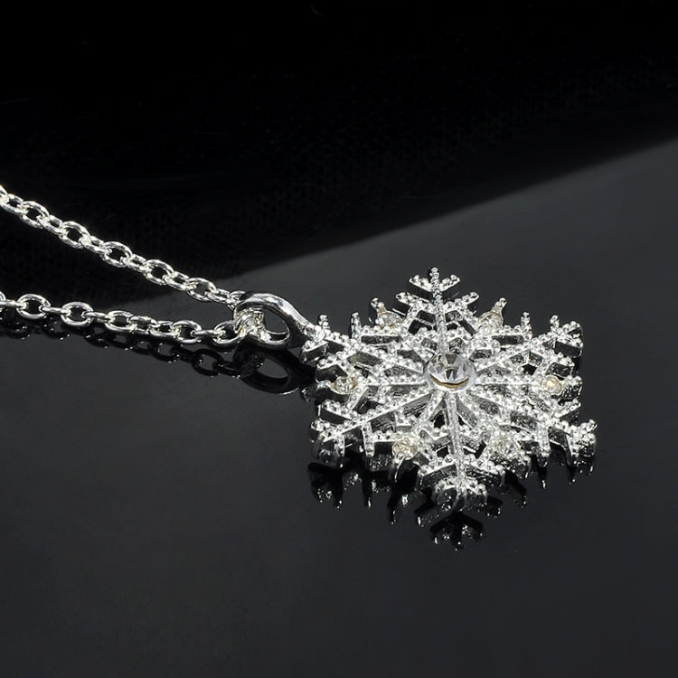 3 collane di cristallo di natale del fiore di zircone del fiocco di neve di fascini di PCS