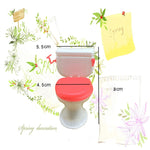 Set di accessori in plastica per la casa delle bambole Barbie da 3 pezzi, Washroom Set