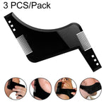 Strumento per modellare barba con pettine integrato in ABS