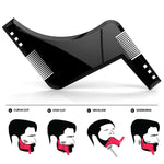 Strumento per modellare barba con pettine integrato in ABS