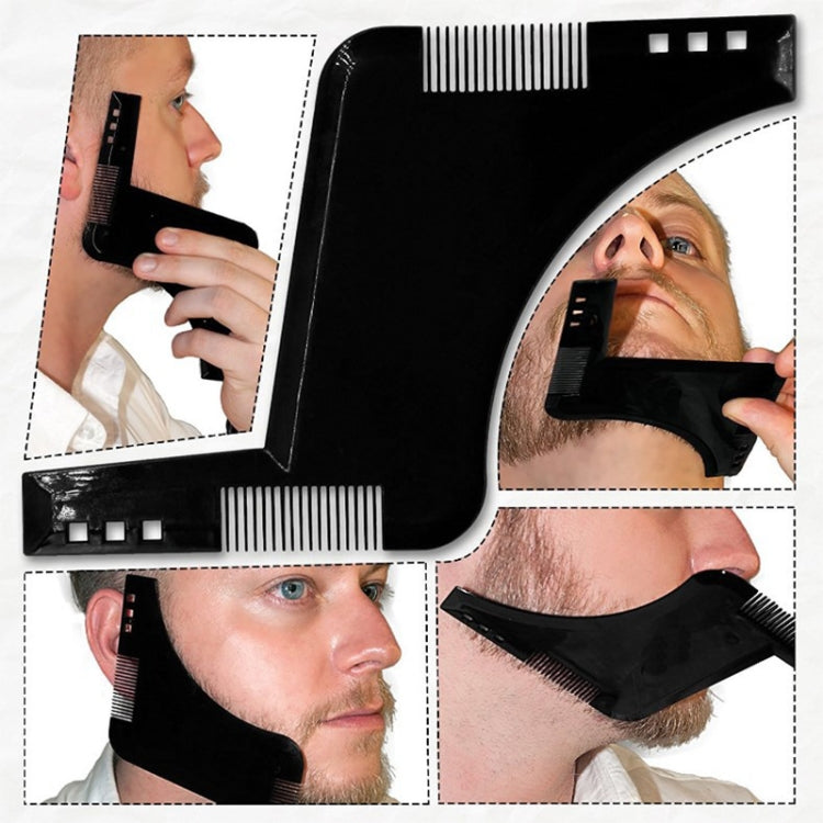 Strumento per modellare barba con pettine integrato in ABS