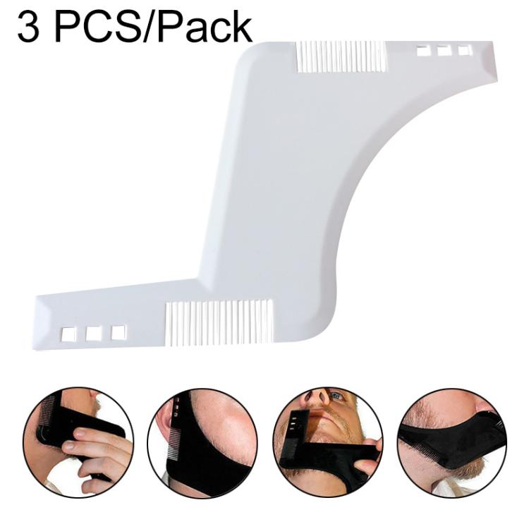 Strumento per modellare barba con pettine integrato in ABS