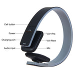 AEC BQ618 Auricolare vivavoce stereo Bluetooth wireless intelligente con microfono, supporto 3,5 mm per telefono/tablet/PSP