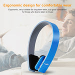 AEC BQ618 Auricolare vivavoce stereo Bluetooth wireless intelligente con microfono, supporto 3,5 mm per telefono/tablet/PSP