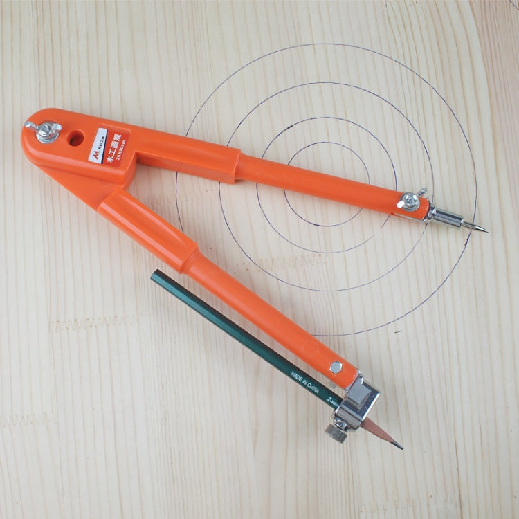 Bussola per la lavorazione del legno con cerchio da disegno in acciaio inossidabile multifunzionale in metallo, S, L