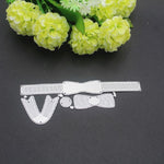 Stampo per coltello in acciaio al carbonio Bowknot Stampo per album fotografico fai-da-te Taglio per creazione di libri, Bowknot Shape