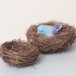 Nido in rattan Uccelli Artigianato per uccelli Nido di pollo Puntelli per scena nido di uccello fatti a mano fai-da-te, 8cm, 10cm, 12cm, 15cm