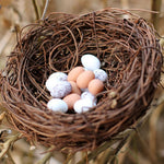 Nido in rattan Uccelli Artigianato per uccelli Nido di pollo Puntelli per scena nido di uccello fatti a mano fai-da-te, 8cm, 10cm, 12cm, 15cm