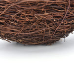 Nido in rattan Uccelli Artigianato per uccelli Nido di pollo Puntelli per scena nido di uccello fatti a mano fai-da-te, 8cm, 10cm, 12cm, 15cm