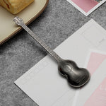 Cucchiaio per miscelazione caffè in acciaio inossidabile Cucchiaio creativo a forma di strumento musicale, Guitar Silver, Octagonal Silver, Lute Silver, Yueqin Silver, Guitar Titanium Gold, Octagonal Titanium Gold, Lute Titanium Gold, Yueqin Titanium G...