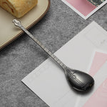 Cucchiaio per miscelazione caffè in acciaio inossidabile Cucchiaio creativo a forma di strumento musicale, Guitar Silver, Octagonal Silver, Lute Silver, Yueqin Silver, Guitar Titanium Gold, Octagonal Titanium Gold, Lute Titanium Gold, Yueqin Titanium G...