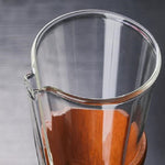 Caffettiera in vetro resistente al calore, comoda pentola fatta a mano, 600ml Coffee Pot, 600ml Coffee Pot with Strainer