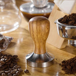 Polvere di caffè integrata con manico in legno massello in acciaio inossidabile, 57.5mm Red Sandalwood Handle, 58mm Red Sandalwood Handle, 57.5mm Oak Handle, 58mm Oak Handle, 57.5mm Rosewood Handle, 58mm Rosewood Handle                                 ...