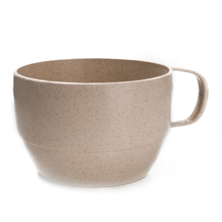 Tazze da colazione per tè e latte in paglia di grano