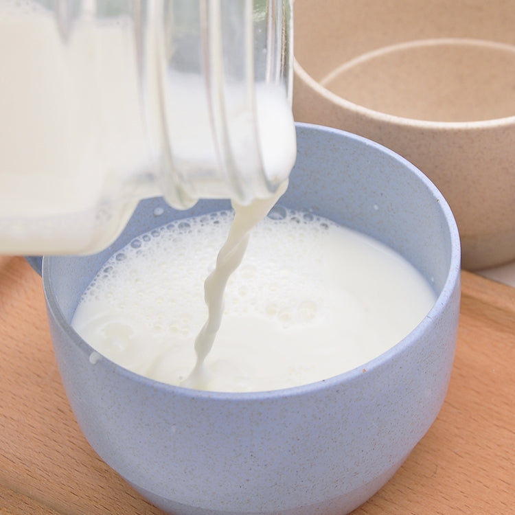 Tazze da colazione per tè e latte in paglia di grano