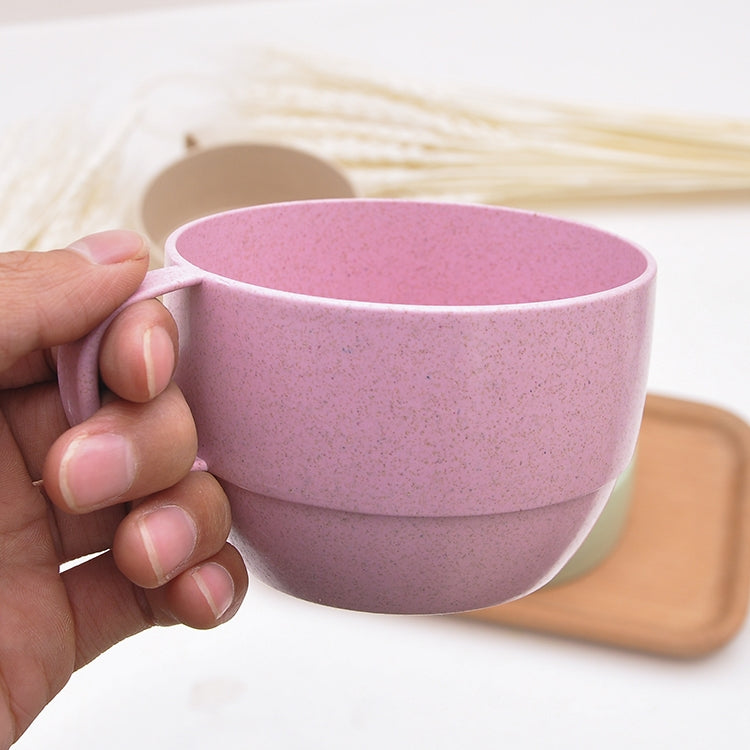 Tazze da colazione per tè e latte in paglia di grano