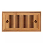 2 vassoi da tè in bambù, accessori per tè Kung Fu, tavolo da tè con scolapiatti, Bamboo Tea Trays