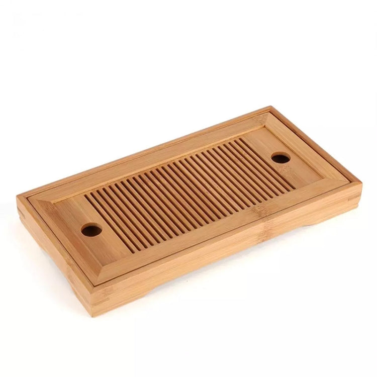 2 vassoi da tè in bambù, accessori per tè Kung Fu, tavolo da tè con scolapiatti, Bamboo Tea Trays