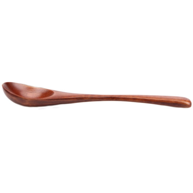 10 cucchiai ecologici in legno, posate da cucina, cucchiai per mescolare caffè, utensili da cucina, caffè, tè, cucchiai, Coffee Spoon(Brown), Coffee Spoon(Black), Coffee Spoon(Light Brown)