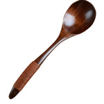 10 cucchiai ecologici in legno, posate da cucina, cucchiai per mescolare caffè, utensili da cucina, caffè, tè, cucchiai, Coffee Spoon(Brown), Coffee Spoon(Black), Coffee Spoon(Light Brown)